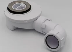 Bonde siphon diam. 50 mm extraplate universelle à évacuation horizontale pour receveur de douche, sortie en 40 mm^McAlpine