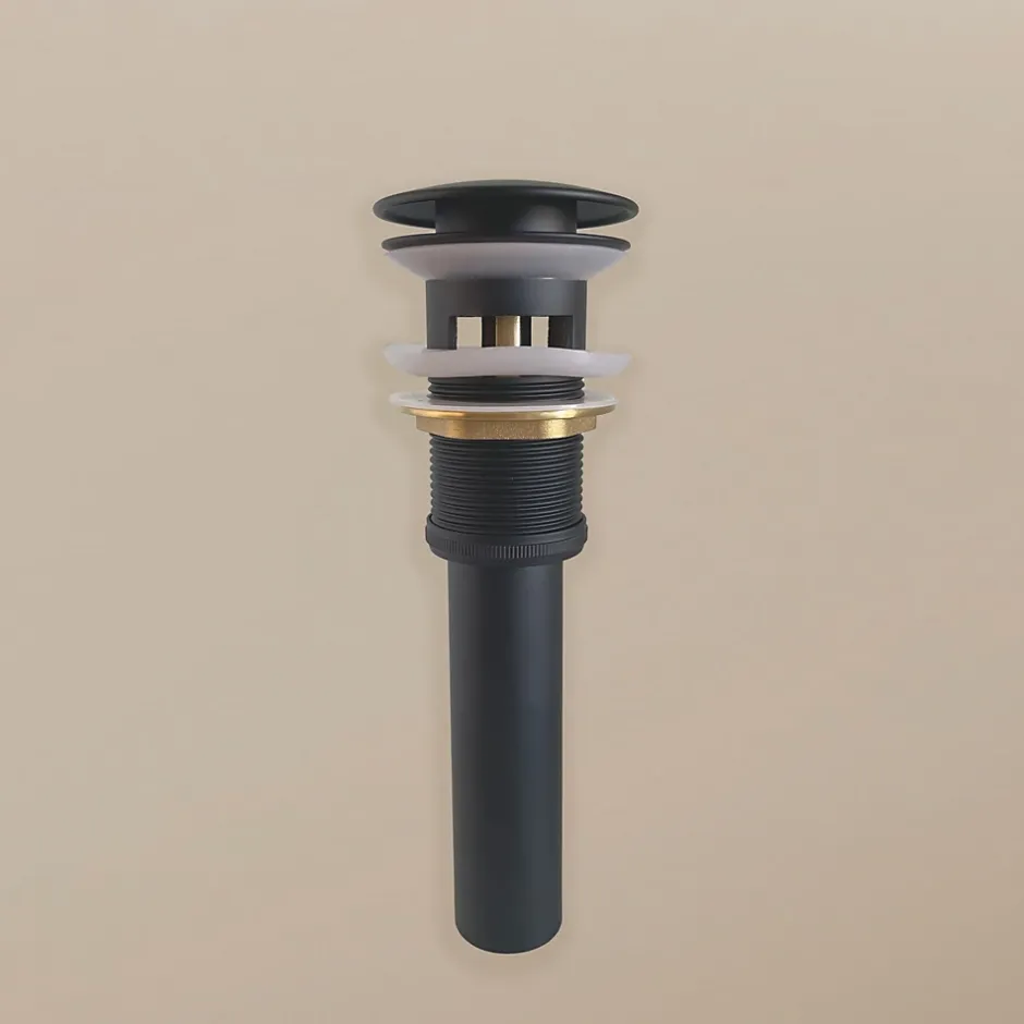 Bonde Up noire salle de bain pour vasque encastrée-Jindoli