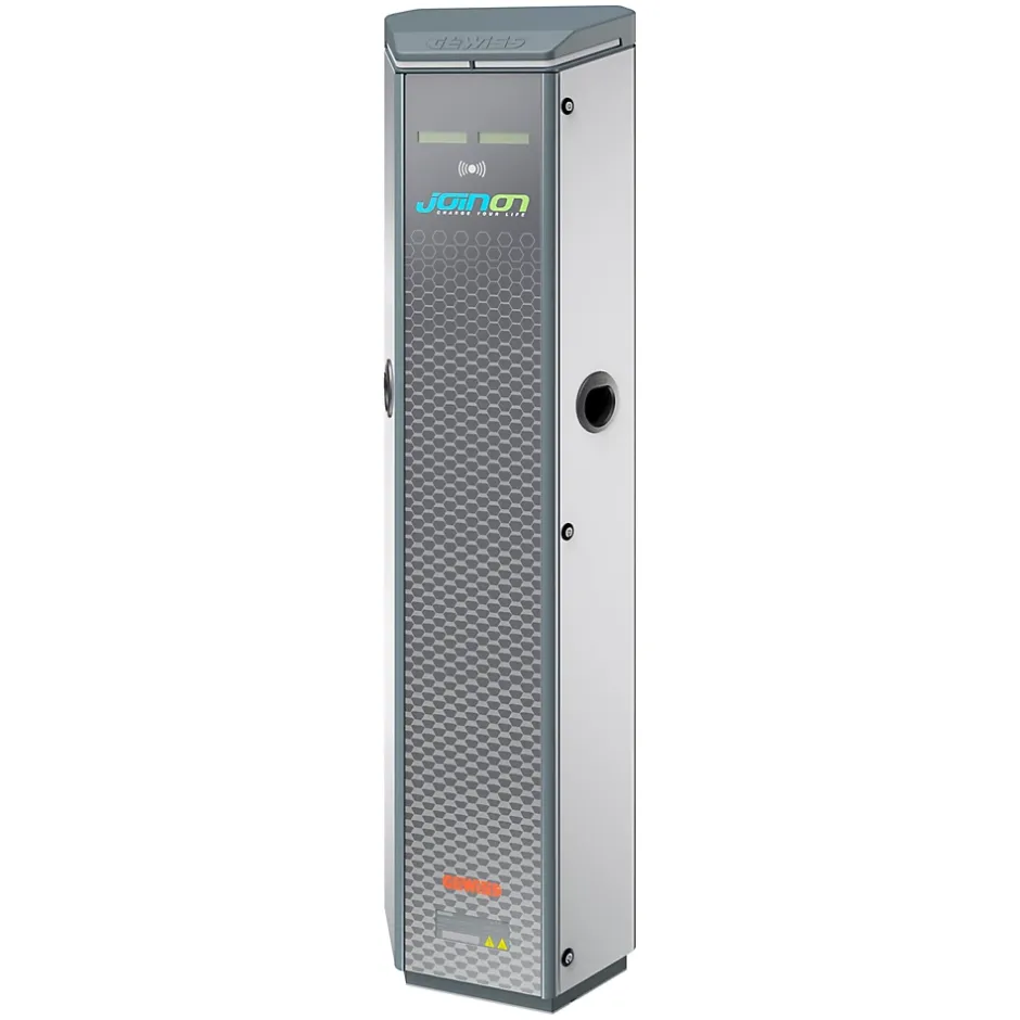 Borne colonne I-ON RFID 4G + Ethernet 2 x 22 kW Type 2S + 2 2P+T NF Compteur MID IP55 - - GWJ1033W-Gewiss Best