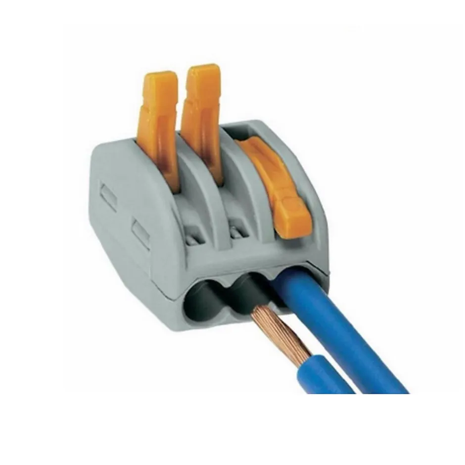 Borne de raccordement à levier 5 entrées avec serre câble --Silamp Best