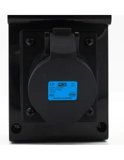 Borne De Recharge Avec Prise Europe 32a Complète Avec Protections Et Compteur^Carré Rouge Online