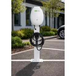 Borne de recharge véhicule électrique 7kW intelligente, compacte et sécurisée, fixation murale ou sur un poteau livré en option-Galix Sale