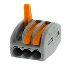 Borne rapide automatique à cliquet S222 - 3 entrées -^Wago Clearance