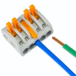 Borne rapide automatique à cliquet S222 - 5 entrées -^Wago Online