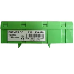 Bornier modulaire terre 12 points-Zenitech Hot