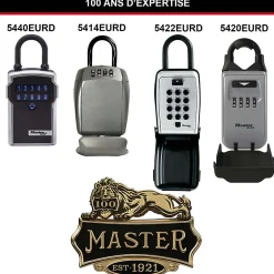 Boîte à clé à anse rétractable Masterlock Select Acess 5420EURD^Master Lock New