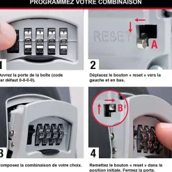 Boîte à clé sécurisée Select Access à combinaison programmable-Master Lock Online
