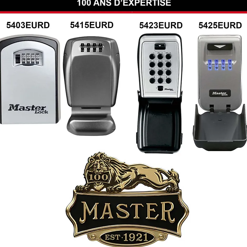 Boîte à clé sécurisée Select Access à combinaison programmable-Master Lock Online