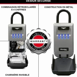 Boîte à clés MASTERLOCK avec anse - Rétroéclairé - 5424EURD-Master Lock Best