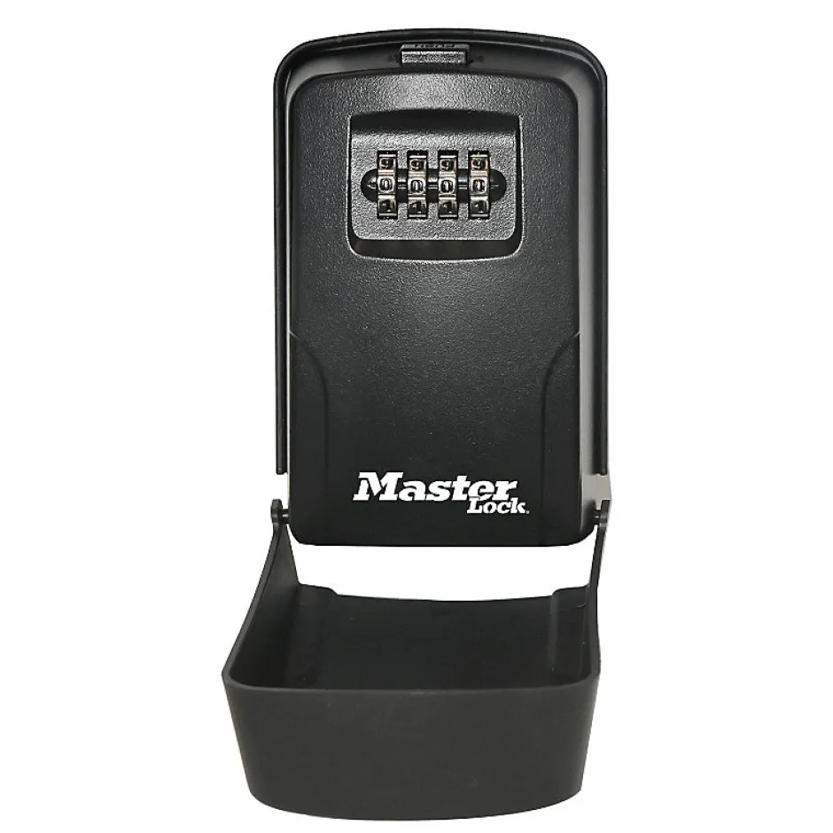 Boîte à clés, montage mural, capot amovible, taille M, utilisation en extérieur, kit de montage^Master Lock Clearance
