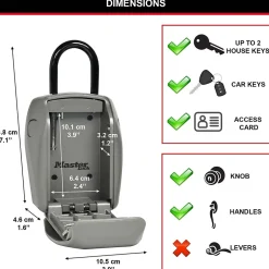 Boîte à clés sécurisée à anse Select Access-Master Lock New