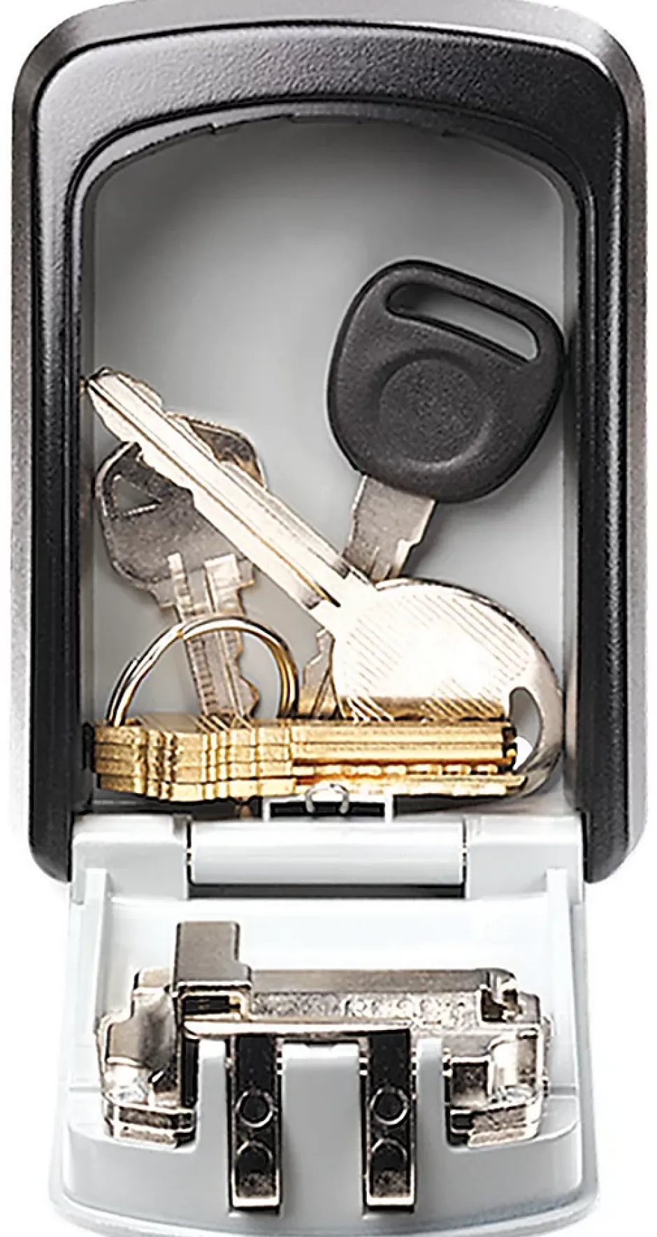 Boîte à clés sécurisée à combinaison programmable et fixation murale^Master Lock Outlet