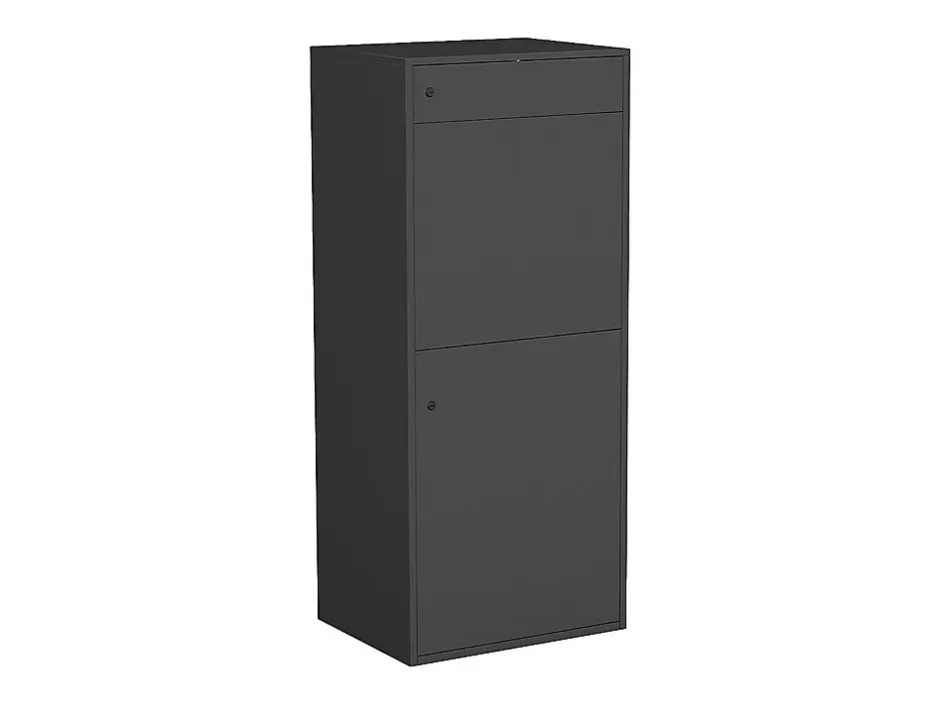 Boîte à colis anthracite - L45 x l35 x H105 cm - COLIBRI^Vente-unique Discount