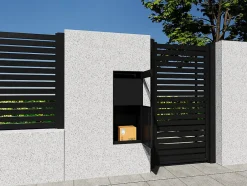 Boîte à colis anthracite - L45 x l35 x H105 cm - COLIBRI^Vente-unique Discount