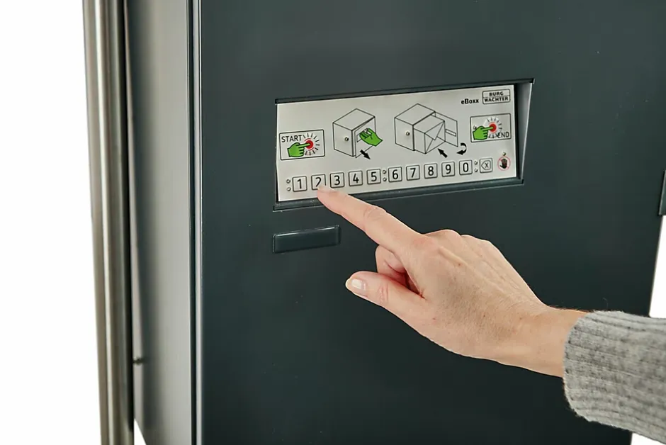 Boîte à colis électronique Burg Wächter grise 98L-Burg-Wachter Discount