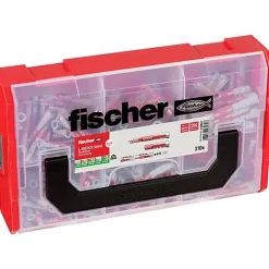Boîte assortiment chevilles Fischer DUOPOWER FIXtainer 539867 - 210 pcs (6x30, 6x50, 8x40, 8x65)-O91 Sale