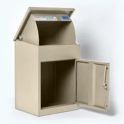 Boîte aux lettres 1 porte Boîte à colis Beige en acier-Smart Parcel Box Sale