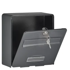 Boîte aux lettres 1 porte Balthazar Anthracite^Burg-Wachter Discount