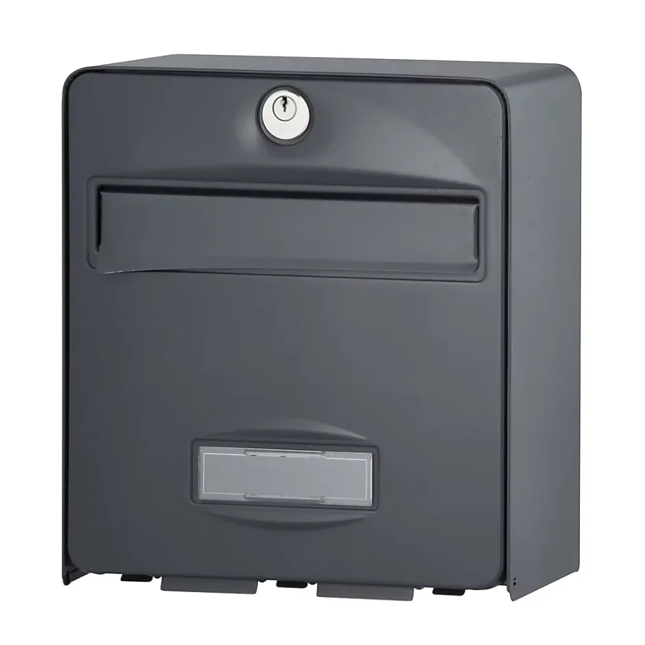 Boîte aux lettres 1 porte Balthazar Anthracite^Burg-Wachter Discount