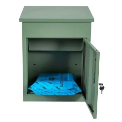 Boîte aux lettres 1 porte Boîte à colis Verte en acier-Smart Parcel Box Clearance