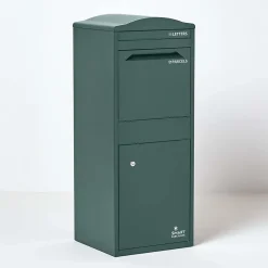 Boîte aux lettres 1 porte Boîte à colis Large Vert foncé en acier^Smart Parcel Box Clearance