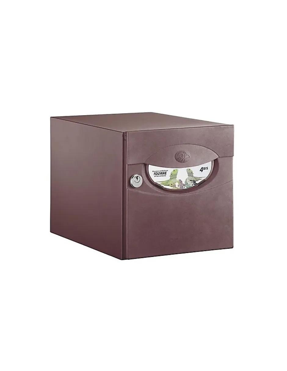 Boîte aux lettres 1 porte Decayeux Iguane Aubergine Ral 3007^DAD Clearance