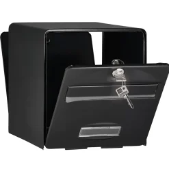 Boîte aux lettres 2 portes Balthazar Noire-Burg-Wachter