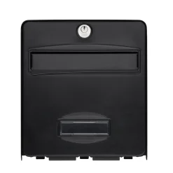 Boîte aux lettres 2 portes Balthazar Noire-Burg-Wachter