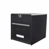 Boîte aux lettres 2 portes Baléo Noire-Burg-Wachter Discount