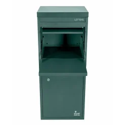 Boîte aux lettres 2 portes Boîte à colis Large Vert en acier^Smart Parcel Box Clearance