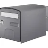 Boîte aux lettres 2 portes Decayeux Dôme Gris Ral 7021^Diall Sale