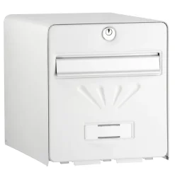 Boîte aux lettres 2 portes Balnéaire Blanche^Burg-Wachter