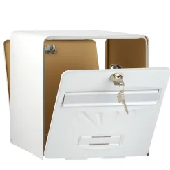 Boîte aux lettres 2 portes Balnéaire Blanche^Burg-Wachter