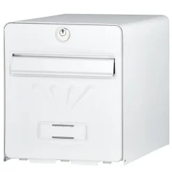 Boîte aux lettres 2 portes Balnéaire Blanche^Burg-Wachter