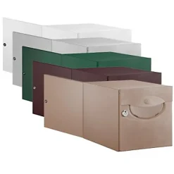 Boîte aux lettres 2 portes Decayeux Iguane Latté Ral 1019^DAD New