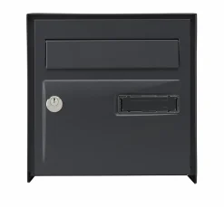 Boîte aux lettres simple face Probat noir^Decayeux Discount