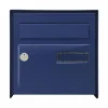 Boîte aux lettres simple face Probat bleu RAL 5003^Decayeux
