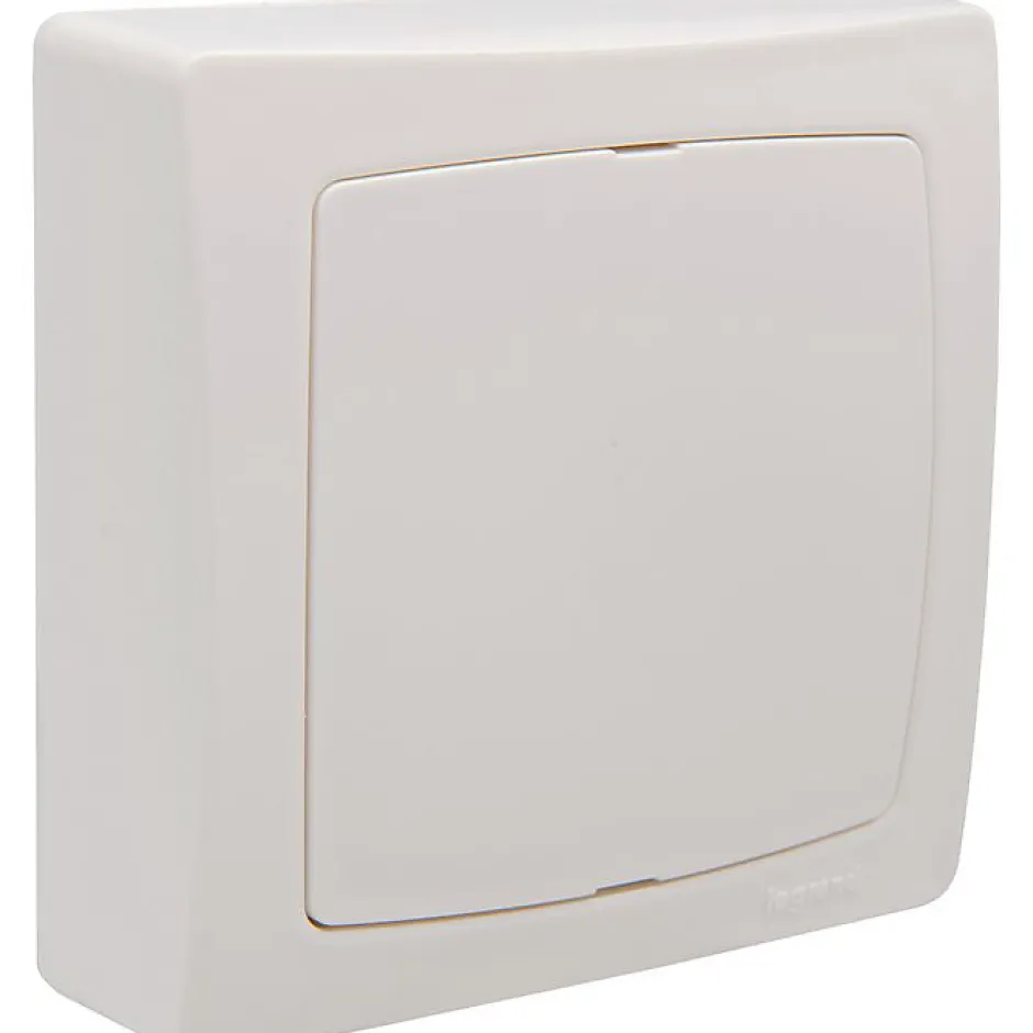 Boîte blanche carrée complète - Saillie --Legrand Discount