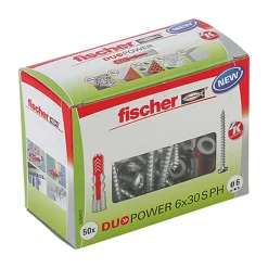 Boîte De 50 Chevilles Bi-matière Duopower Ph Avec Vis^Fischer Outlet