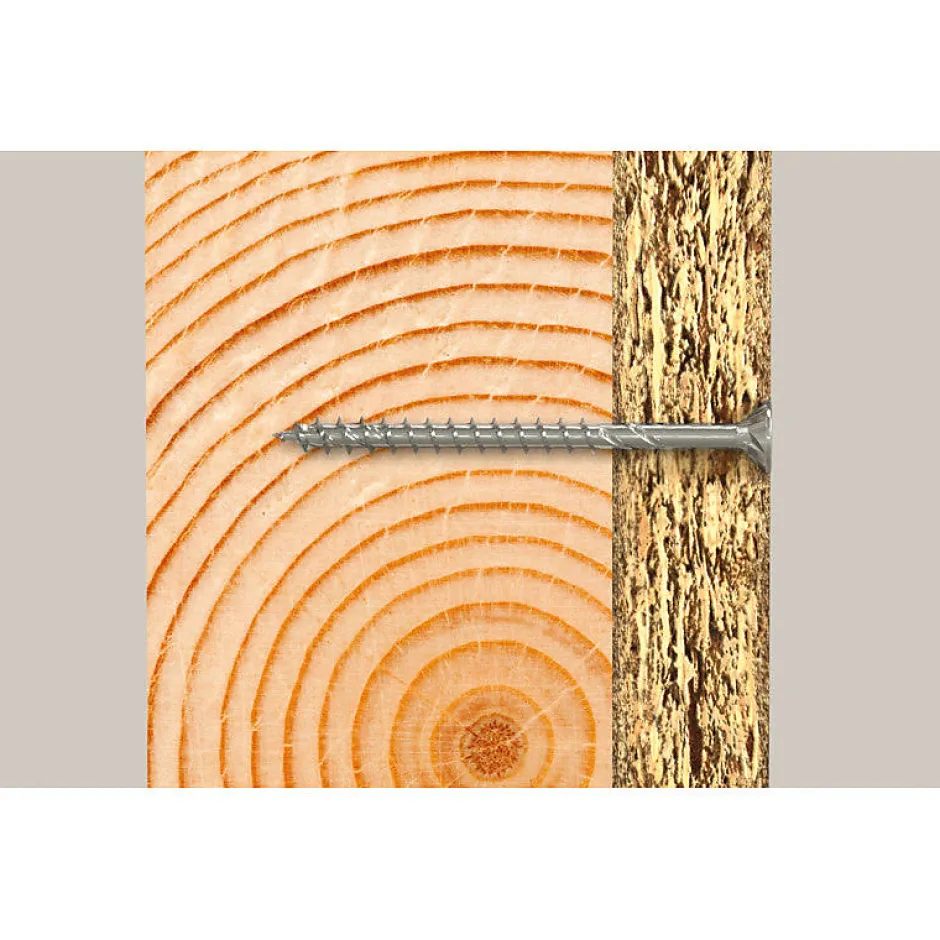 Boîte De 200 Vis Powerfast Ii Fpf Ii Czp Tête Fraisée Empreinte Pz - Zingué Blanc - Filetage Partiel-Fischer Discount