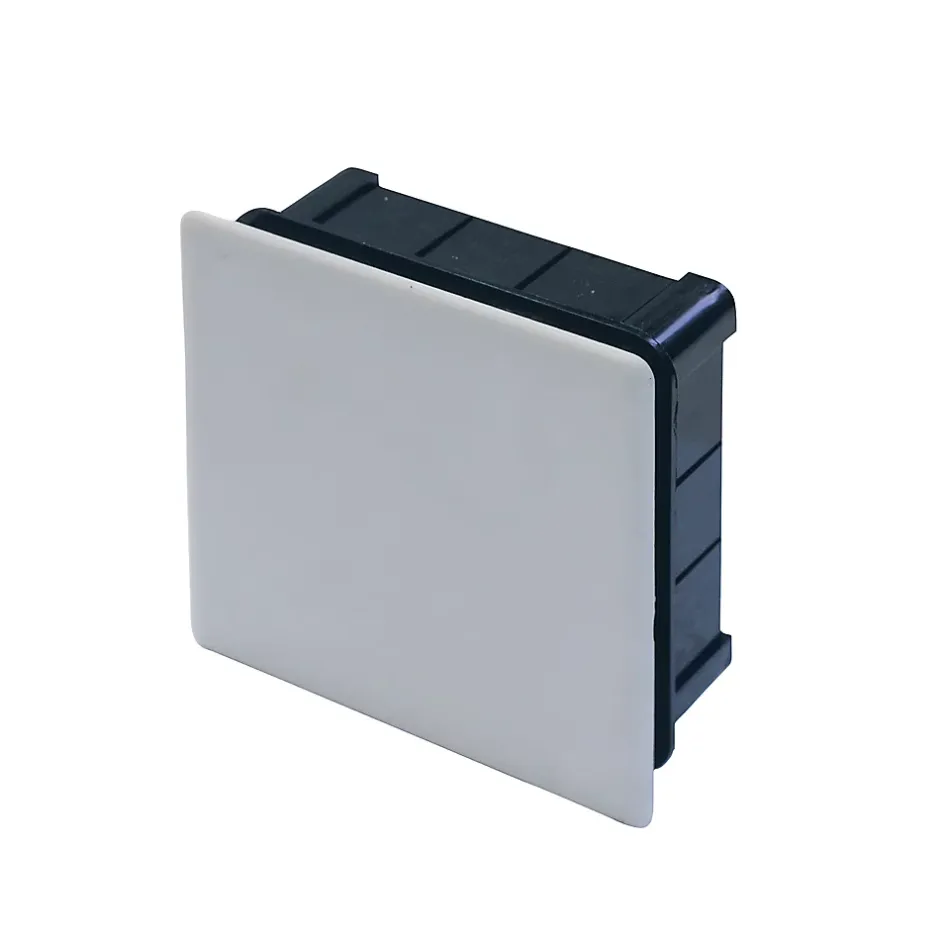 Boîte de dérivation à encastrer à sceller avec entrées et système de verrouillage 80 x 80 x 40 mm-Diall Best