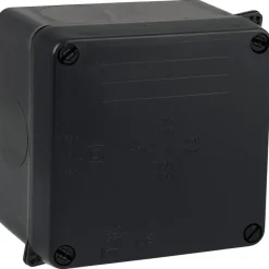 Boîte de dérivation carrée noire IP55 --Solera Clearance