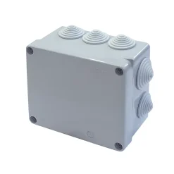 Boîte de dérivation extérieure avec 10 passe-câbles et système de verrouillage intégré 200 x 140 x 75 mm-Diall Best