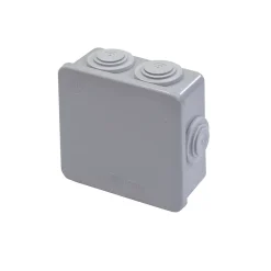 Boîte de dérivation extérieure avec 7 passe-câbles et système de verrouillage 80 x 80 x 40 mm^Diall Discount