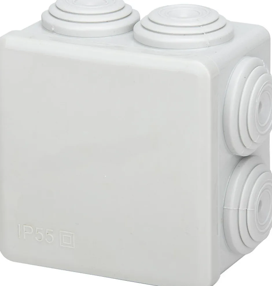 Boîte de dérivation IP55 60x60x40mm - Blanc -^Zenitech Best