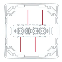 Boîte de dérivation monobloc en saillie Sigurd blanc complet-Jacobsen Best