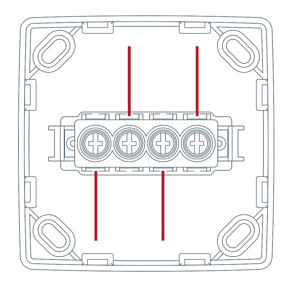 Boîte de dérivation monobloc en saillie Sigurd blanc complet-Jacobsen Best