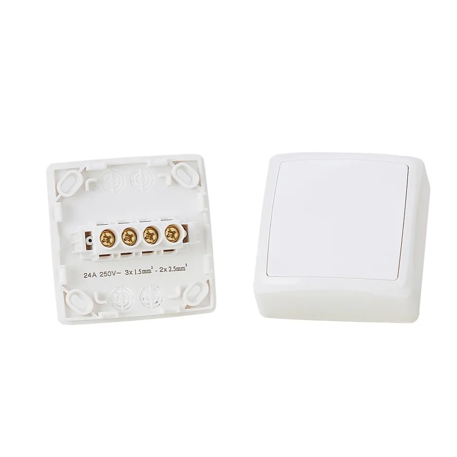 Boîte de dérivation monobloc en saillie Sigurd blanc complet-Jacobsen Best