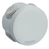 Boîte de dérivation ronde extérieure avec 4 passe-câbles et système de verrouillage 60 x 40 mm Schneider, vendue par 5 pièces-Schneider Electric Hot