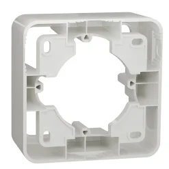 Boîte d'encastrement 1 poste saillie Unica Déco blanc^Schneider Electric New